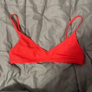 Red bikini top